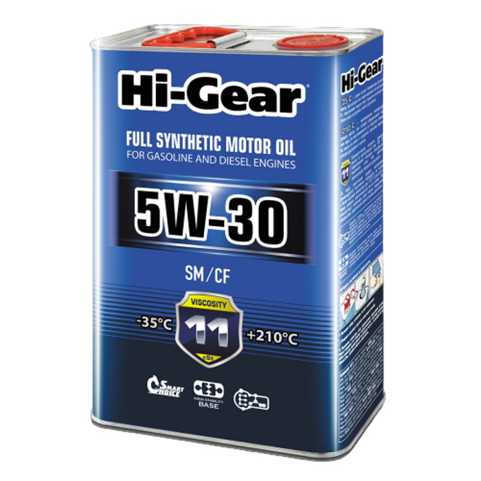 Моторное масло Hi-Gear синтетическое Hg0034 Hi-Gear 5W30 4л
