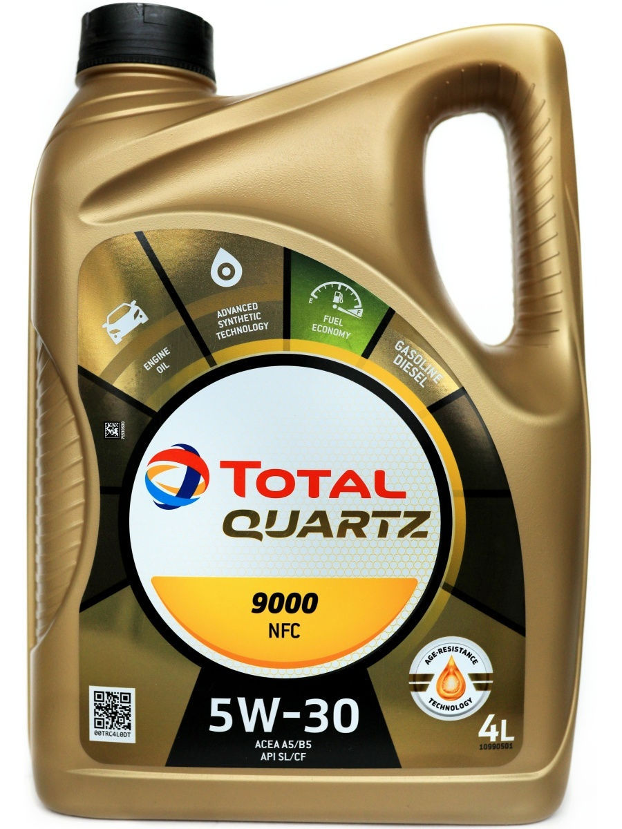 Моторное масло TOTAL QUARTZ NFC 9000 5W30 4л
