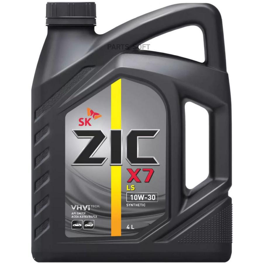 ZIC Масло моторное ZIC X7 LS 10W-30 синтетическое 4 л 162649