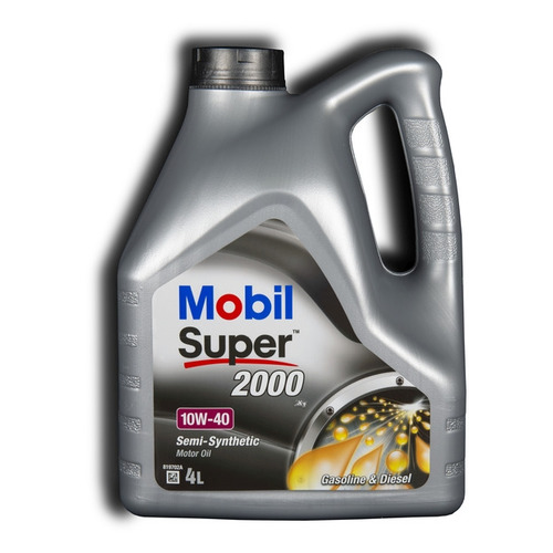 Моторное масло MOBIL Super 2000 x1, 10W-40, 4л, полусинтетическое [150548]