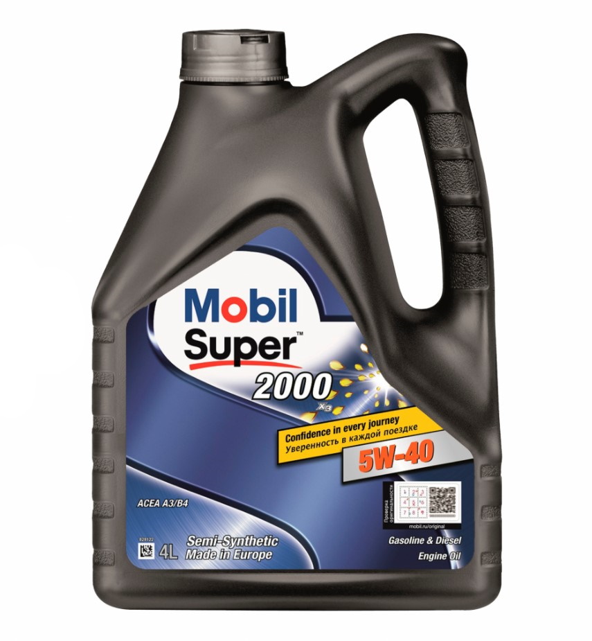 Моторное масло MOBIL SUPER 2000 X3 5w40 1л
