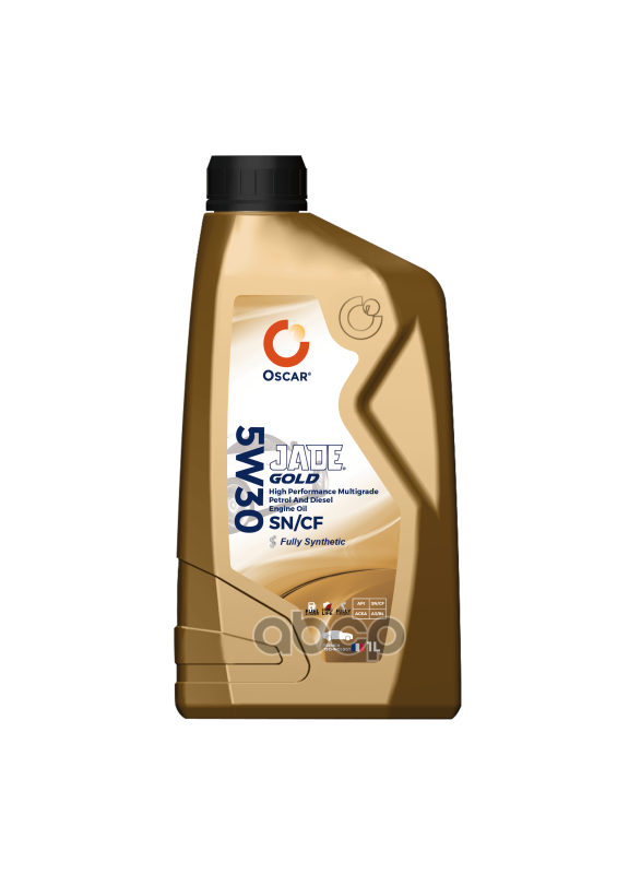 Моторное масло Oscar синтетическое Jade Gold 5w30 1л