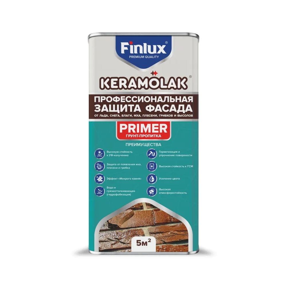 Грунт-пропитка Finlux Keramolak Primer 25 кв.м.