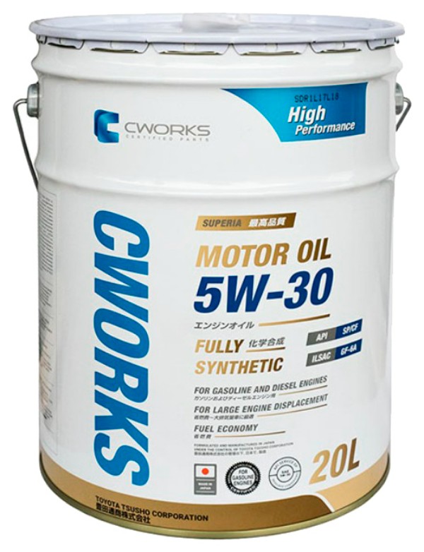 Моторное масло CWorks Motor Oil Superia 5W30 Sp/Cf 20л