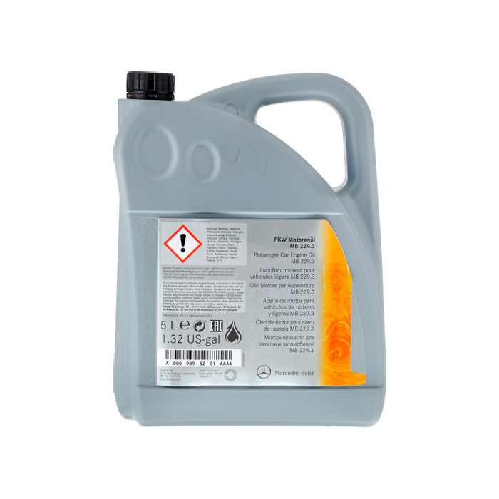 Моторное масло Mercedes-Benz синтетическое Mb 229.3 5W40 5л