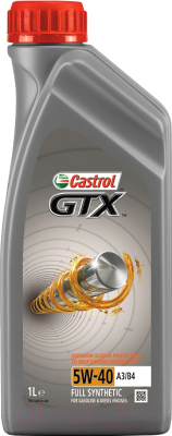 Моторное масло Castrol GTX A3/B4 5W40 1л