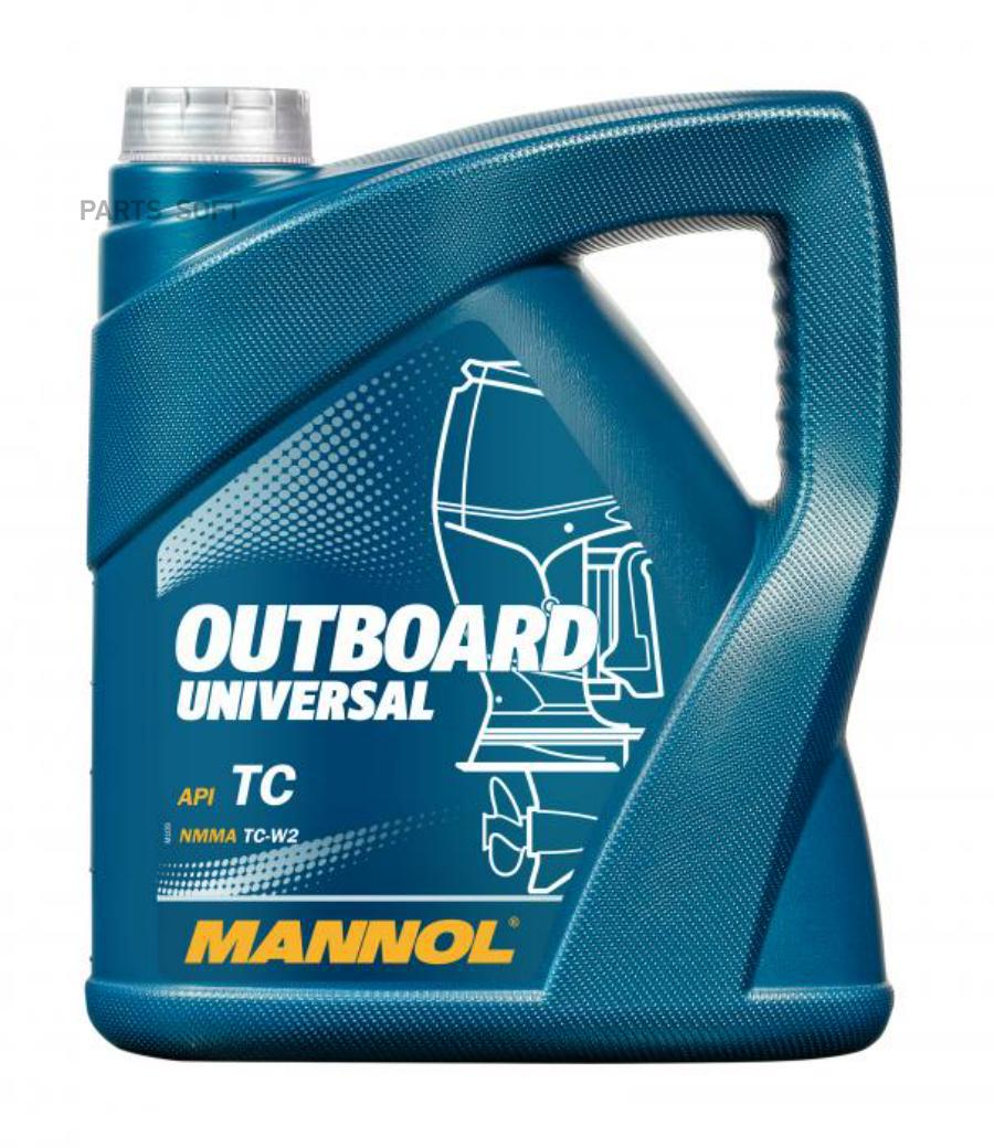 Моторное масло MANNOL минеральное OUTBOARD UNIVERSAL 2Т 4л