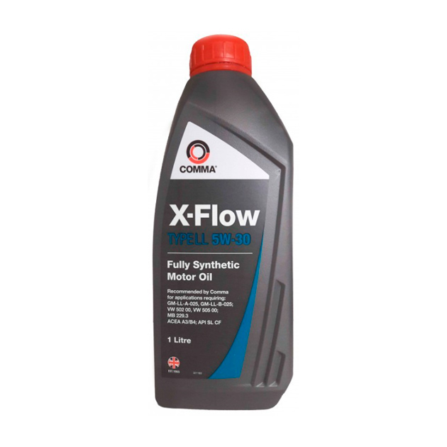 Моторное масло Comma синтетическое 5W30 Х-Flоw Тyре Ll 1л