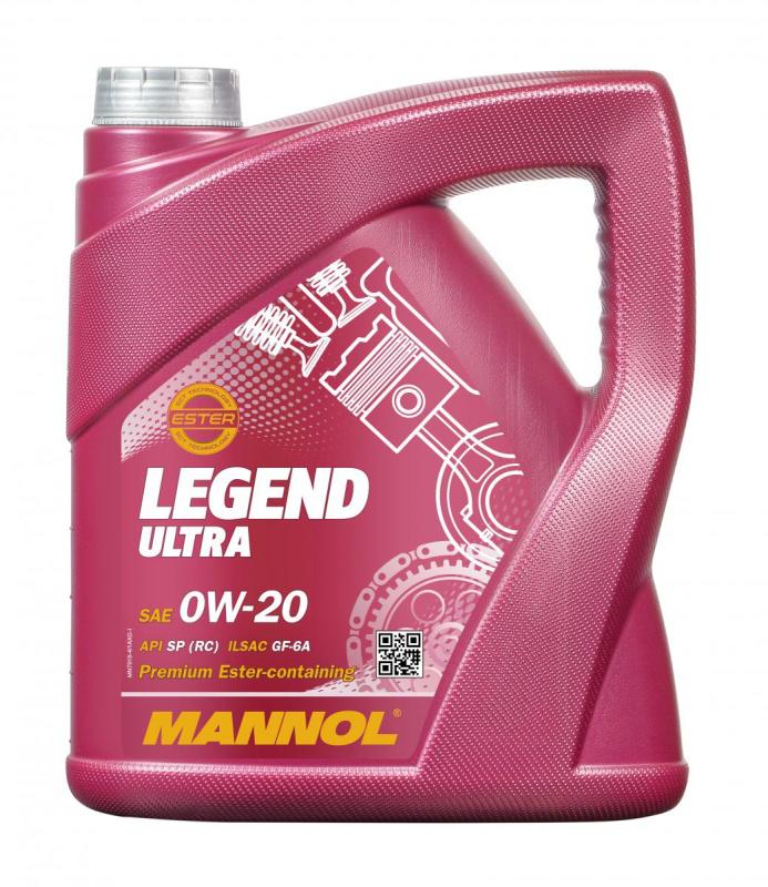 Моторное масло MANNOL синтетическое LEGEND ULTRA 0W20 4л MANNOL - 1