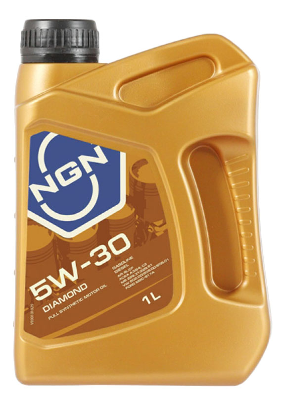 Моторное масло NGN синтетическое Diамоnd 5W30 Sl/Сf 1л