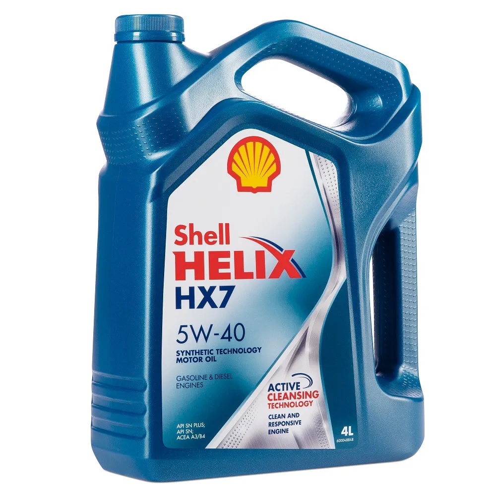 Моторное масло Shell полусинтетическое Неliх Нх7 5W40 4л