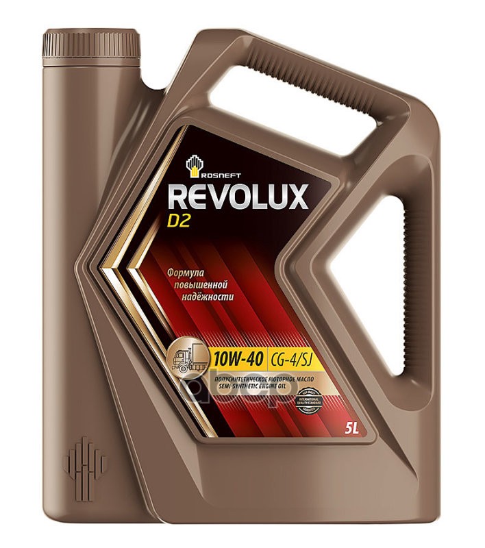 РОСНЕФТЬ Revolux D2 10W-40 (РНПК) CG-4/SJ моторное масло п/синт. кан. 5 л