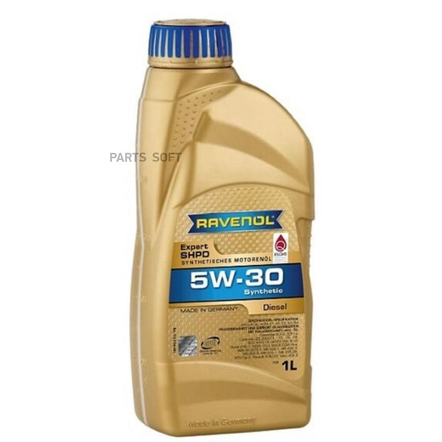 Моторное масло Ravenol Sae 5w30 Expert Shpd 1л