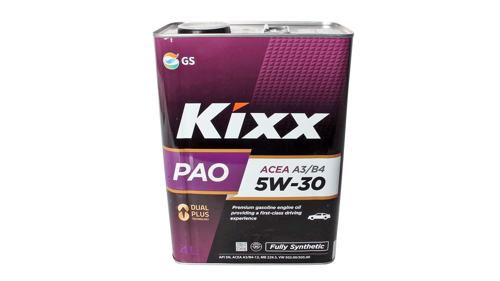 Моторное масло Kixx PAO 5W30 A3/B4 4л