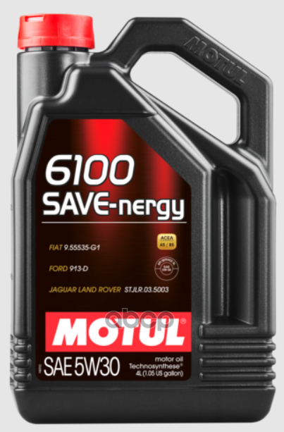 Моторное масло Motul 6100 SAVE-NERGY 5W30 4л MOTUL - 1