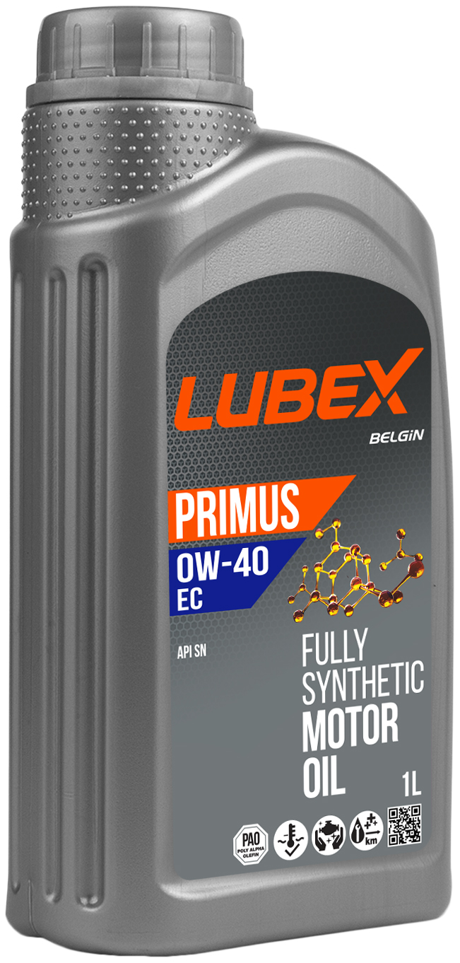 Моторное масло LUBEX синтетическое PRIMUS EC 0W40 1л