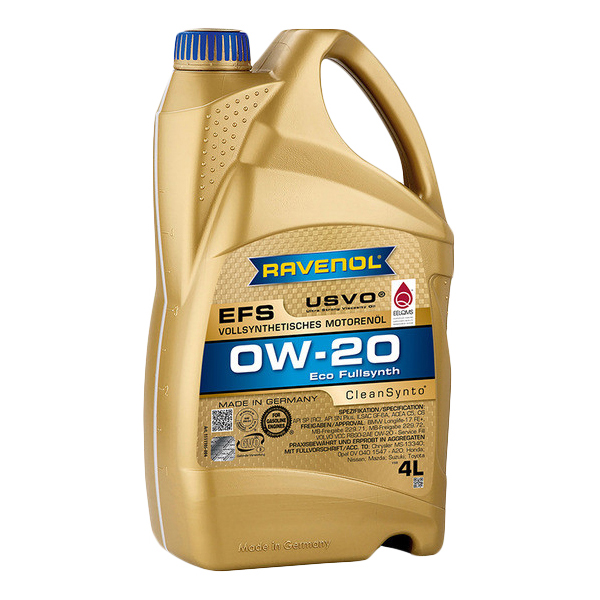 Моторное масло Ravenol 0W20 4л RAVENOL - 2