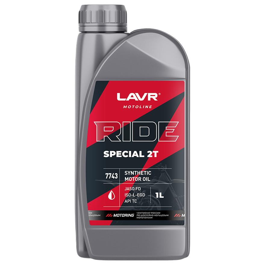 Моторное масло LAVR RIDE SPECIAL 2Т FD 1 л