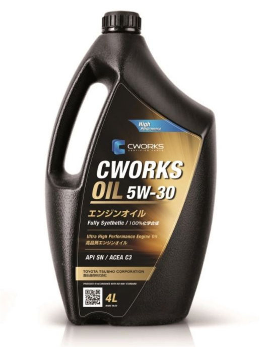 Моторное масло CWORKS синтетическое 5W30 SN CF 4л