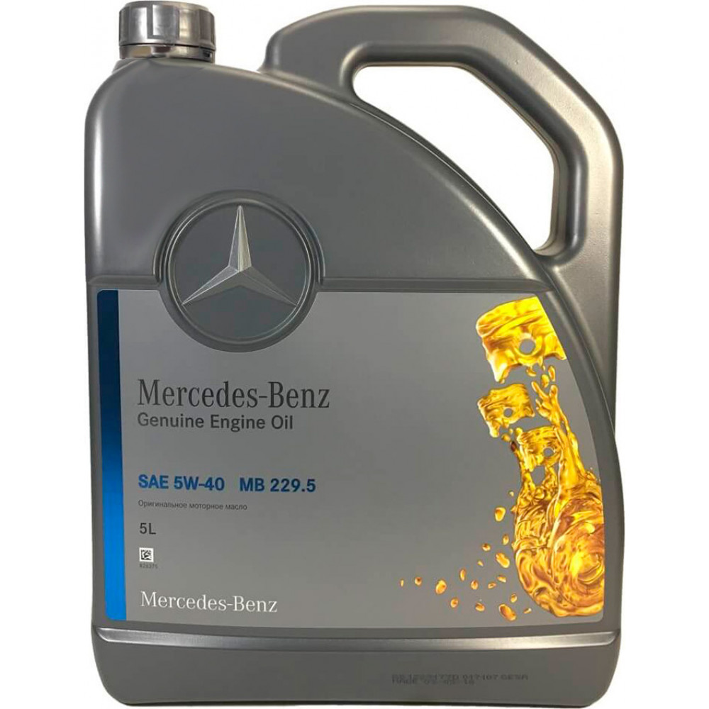 Моторное масло Mercedes-Benz cинтетическое Mb229.5 5W40 5л