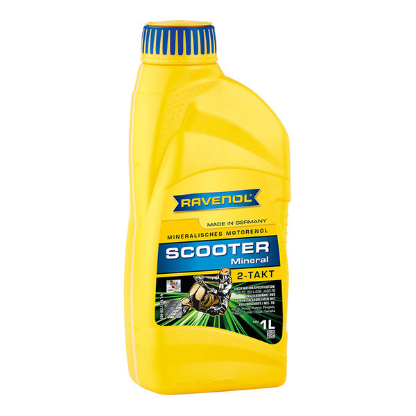 Моторное масло 2-х тактное Ravenol Scooter 1 л