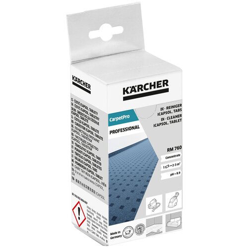 KARCHER Средство для чистки ковров в таблетках CarpetPro RM 760, 0.3 кг, 16 шт. в уп.
