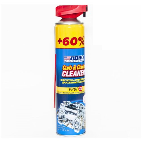 CC-120-SH-RW_очиститель! карбюратора prof xl 650мл спрей помощник ABRO MASTERS\ ABRO / арт. CC120SHRW - (1 шт)