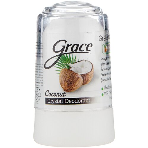 Grace Дезодорант Coconut, кристалл (минерал), 70 г