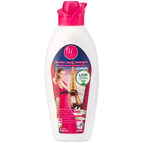 Жидкость для стирки Lion Hi-Class сладкая страсть (Таиланд), 1 л, бутылка
