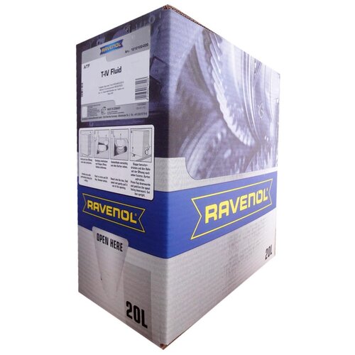Масло трансмиссионное Ravenol ATF T-IV Fluid ecobox, 20 л