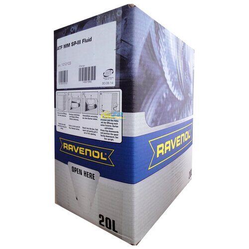 Масло трансмиссионное Ravenol ATF MM SP-III Fluid ecobox, 20 л