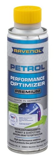 Комплексная присадка в бензин RAVENOL Petrol Performance Optimizer Premium (0,3 л)