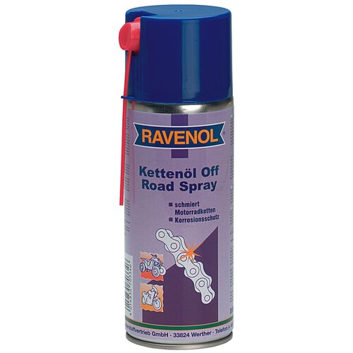 Смазка для мототехники Ravenol Kettenoel Off Road Spray 0.4 л