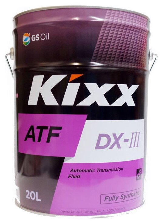 Масло трансмиссионное Kixx ATF DX-III, 1 л