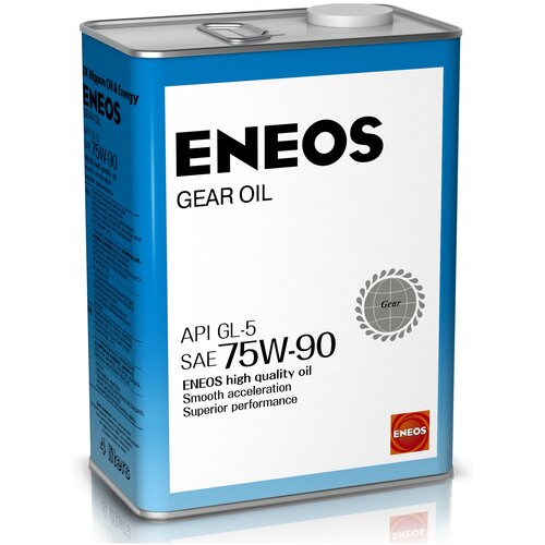 Масло трансмиссионное ENEOS GEAR GL-5 75W90, 75W-90, 4 л
