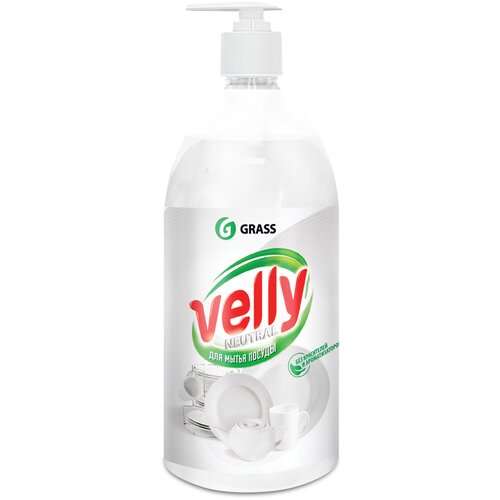 Grass Средство для мытья посуды Velly Neutral с дозатором, 1 л