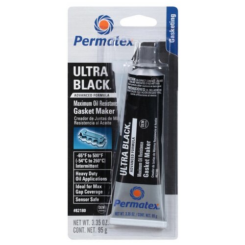 Универсальный герметик для ремонта автомобиля PERMATEX 82180, 0.095 кг черный