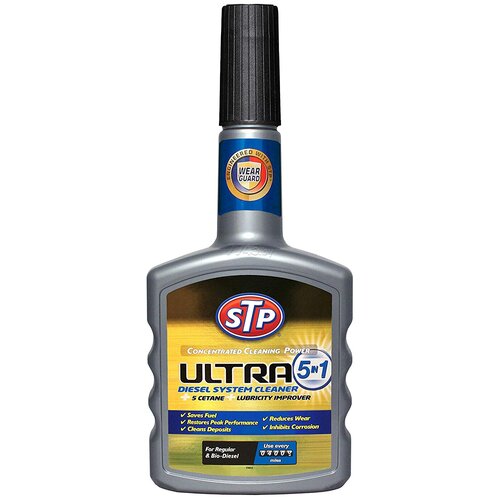 STP Очиститель топливной системы Ультра 5 в 1 для дизеля, 0.4 л