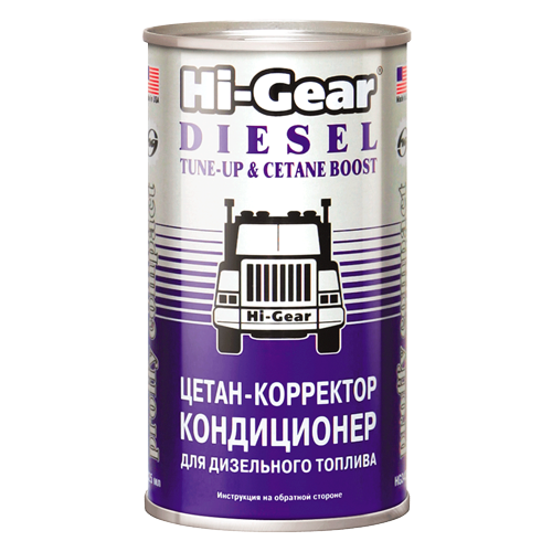 Hi-Gear HG3435 Цетан-корректор и кондиционер для дизельного топлива, 0.325 л