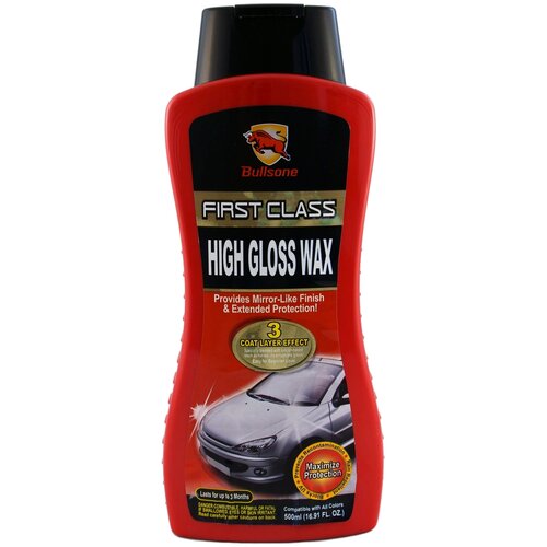 Воск для автомобиля Bullsone High Gloss Wax 0.5 л