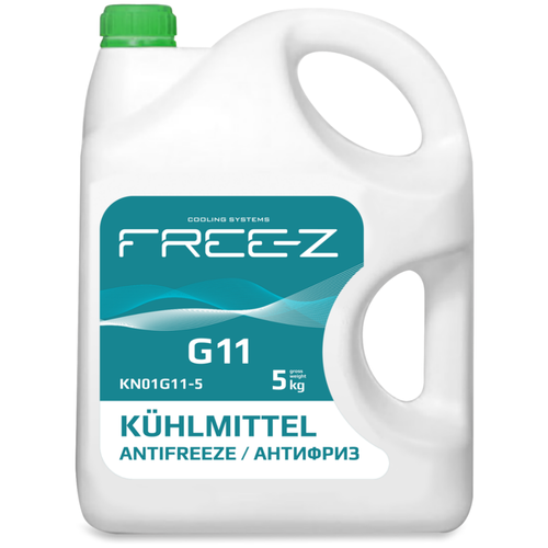 FREE-Z FREE-Z Антифриз готовый G11 зеленый (10кг / 8,4л) 1шт