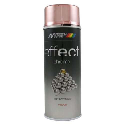 Краска MOTIP Deco effect chrome lacquer, copper, 400 мл