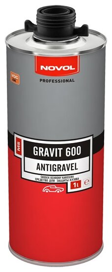 Жидкий антигравий NOVOL Gravit 600 черный 1 л банка