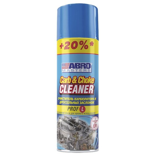 Очиститель ABRO Carb & Choke Cleaner Prof L 0.48 л баллончик