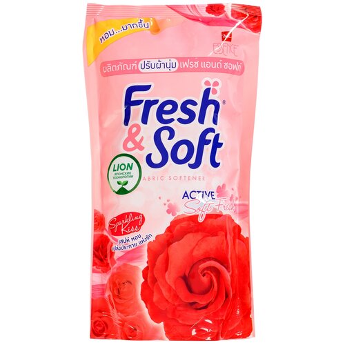Lion Кондиционер для белья Essence Fresh & Soft Sparkling Kiss, 0.6 л