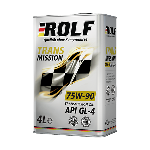 Масло трансмиссионное ROLF Transmission 75W-90 GL-4, 75W-90, 4 л