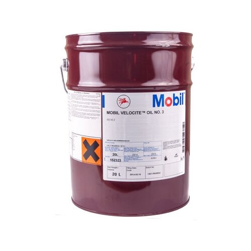 Индустриальное масло MOBIL Velocite Oil No 3 20 л