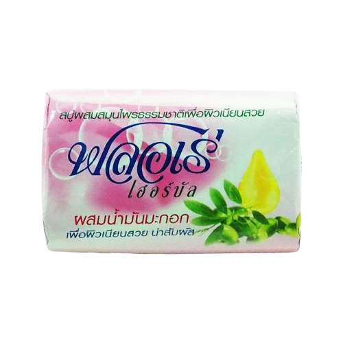 Lion Мыло кусковое Flore Herbal Bar Soap Оливковое, 80 г