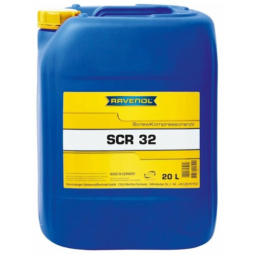 Компрессорное масло RAVENOL Kompressorenoel Screw SCR 32 (20л) new