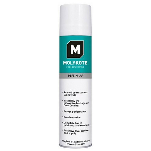 Антифрикционное покрытие-смазка Molykote PTFE-N-UV Spray (0.4 л)